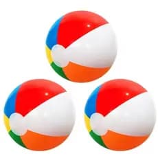 Bola Inflável Grande Colorida Festa Piscina Praia Funs 30cm