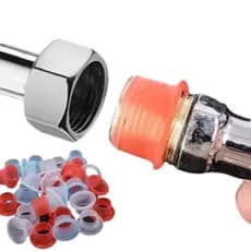 Kit 10/20/30 Veda Rosca Silicone Veda Junta Selador Borracha Serve 1/2 e 3/4