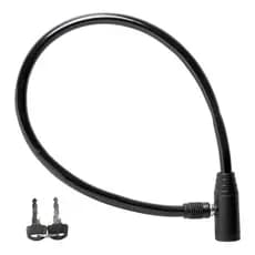 Cadeado Corrente Bicicleta Absolute 60cmx6mm 2 Chaves Preto - Absolute