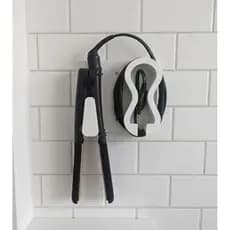 Suporte De Parede Para Chapinha Organizador Porta Chapinha Porta Secador Porta Cabo Modelador Cabelo Banheiro Salão