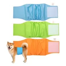 Kit 3 Fraldas Cachorro Macho Reutilizáveis Tam G