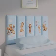 Cabeceira de Cama Infantil Modular Premium Auto Colante - Envio Full