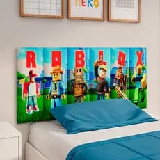 Cabeceira de Cama Modular Infantil  Kit Completo Auto Colante