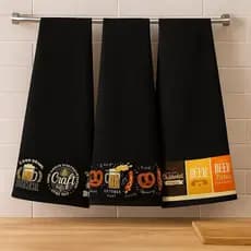Kit 3 Panos de Prato Churrasco Gourmet para Churrasqueira E Cozinha 100% Algodão - Envio Full