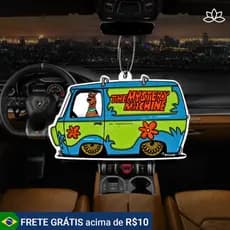 Kit 6/3 Unidades Cheirinho para Carro Aromatizante Van do Scooby Doo Essência para Ambiete - SMELL Premium