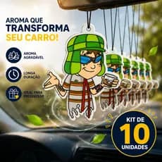 Cheirinho para Carro Kit 10 Unidades | Aroma Suave e Duradouro | Decore e Perfume Seu Carro