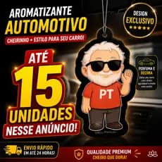 Aromatizante para Carro Personagem Estilizado Cheirinho Criativo | Kit até 15 Unidades - PT Sortidos Felsen Car