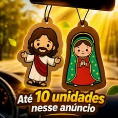 Kit 10 Cheirinhos Aromatizante para Carro e Ambiente Jesus & Maria Abençoe seu ambiente - Felsen Car