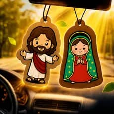 10 Cheirinhos Aromatizante para Carro e Ambiente Jesus & Maria Abençoe seu ambiente - Felsen Car