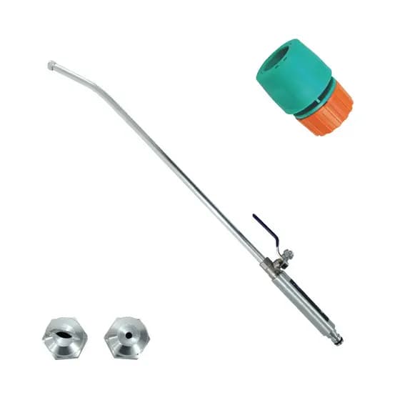 Esguicho Lavadora Alta Pressão Turbojet Original P/ Mangueira De Jardim 1/2" Com Bicos Leque e Jato Lava Calçada Carro