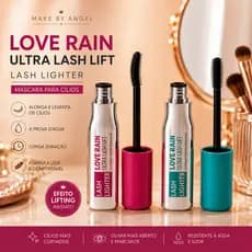 Máscara de Cílios LOVE RAIN Lash Lighter Ultra Lash Lift Alonga Curva Volume À Prova D'Água