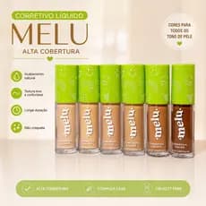 Corretivo Líquido Melu By Ruby Rose Alta Cobertura Longa Duração Efeito Natural