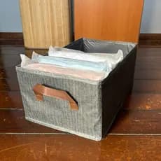 Caixa Organizadora Dobrável Multiuso Premium para Guarda Roupa Armário Roupas