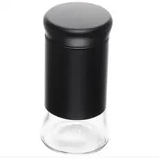 Porta Temperos de Vidro Preto 135ml Wolff – Pote para Especiarias e Condimentos