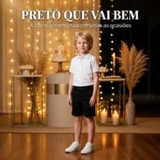 Bermuda Social Infantil Menino Bebê Sarja Pajem Casamento Batizado Festa Várias Cores 1 ao 16