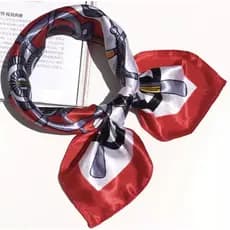 Lenço Feminino Cetim Estampado Acetinado Cabelo Bolsa Pescoço 50cmx50cm