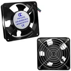 Ventilador Cooler Com Grade Gc Metalica 120x120x38 Bivolt