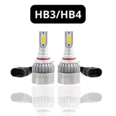 HB3 9005 Lâmpada Led Super Led/ultra led Carro 6000k 9600 Lumens Branca Xenon 12A24