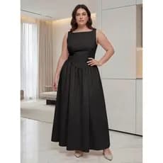 REF:H978 (PLUS) - Roupa feminina plus size, estilo casual e elegante, com decote nas costas.