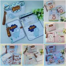 Kit Organizadores do Bebê - Necessaire do BB + Capa vacinas + Porta certidão - Luxo