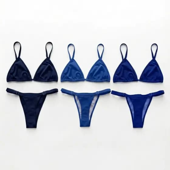 Kit 3 Unidade Biquíni Fita Forrado Calcinha Com Regulagem Marquinha Cortininha Sem Bojo Praia Envio Imediato