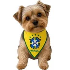 Bandana Para Pet Brasil Cachorro cães e Gato