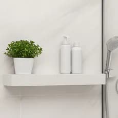 Prateleira Em Porcelanato Gran Artico Resistente Sala Banheiro Cozinha 75x15x06