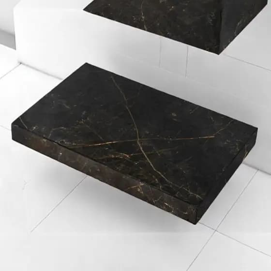 Prateleira em Porcelanato Gran Liverpool Lux Banheiro Cozinha Lavanderia Resistente 62x29x06