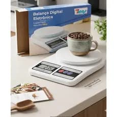 Balança Digital Alta Precisão até 10kg Cozinha Dieta Alimentos Super Precisão