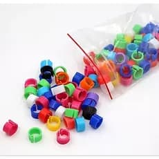 anilhas para marcação de pintinhos pct 50 und.