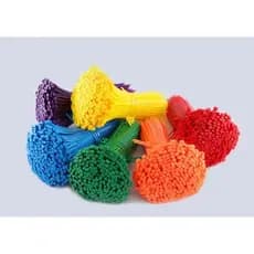 abraçadeira nylon em 6 cores pct com 600 und.