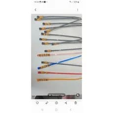 anilhas tipo abraçadeira para marcação de aves coloridas e numeradas pct com 50 und.