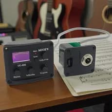 Captador circuito ativo pre-amplificador para cavaco, ukulele profissional Mixer US-40s