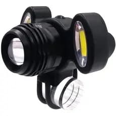 Farol Led Recarregável Para Bicicleta Bike ou Cabeça Alto Alcance e Qualidade