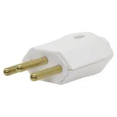 Plug para tomada  2p+t 20a Macho Branco Pezzi  11571