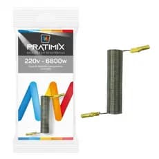 Resistência Lorenzetti Chuveiro Duo/turbo Flex 220v 6800w - PRATIMIX