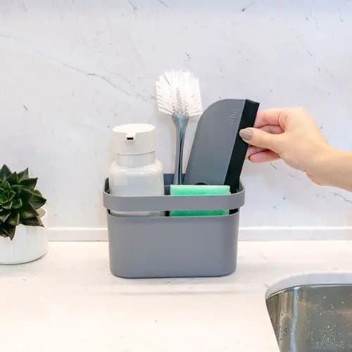 Organizador De Pia Trium Max Compacto Ou Para Esponja Branco