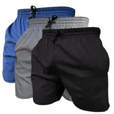 kit 3 Bermudas Shorts Futebol Academia Treino - Pronta Entrega Promoção