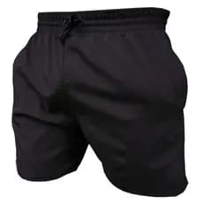 Bermuda Treino Short Lisa Preto Azul Cinza Vermelho e Verde