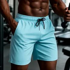 Short de Tactel Elastano Dry Fit Bermuda Praia Piscina Treino Academia
