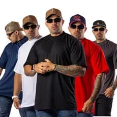 Kit 5 Camiseta Oversized Básica Streetwear Masculina Algodão