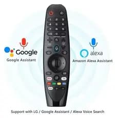 Controle Remoto Compatível com Lg Com Comando de Voz  Para Smart Tv LG An-mr19ba Thinq Ai Magic Lelong LE-7700-3