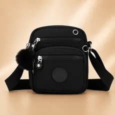 Bolsa Feminina Pequena Transversal Porta Celular Impermeável Nylon