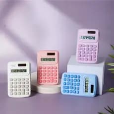 Calculadora Mini Portátil De Bolso Matemática De 8 Dígitos Alta Qualidade Pra Uso Escolar Escritório
