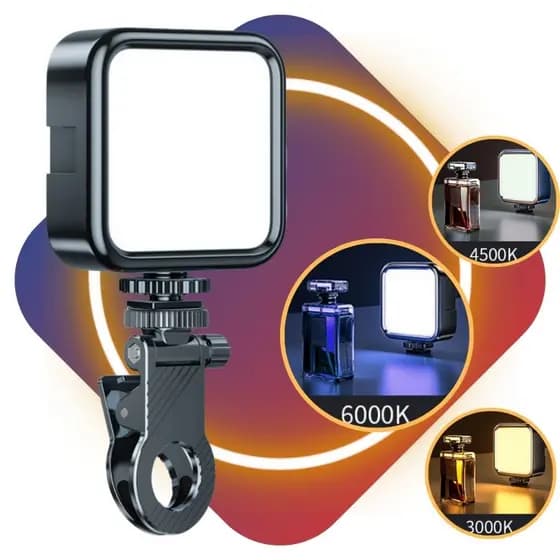 Iluminação Fotográfica Noturna De Preenchimento LED Luz De Vídeo De Lâmpada Portátil De Fotografia