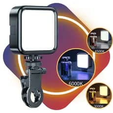Iluminação Fotográfica Noturna De Preenchimento LED Luz De Vídeo De Lâmpada Portátil De Fotografia