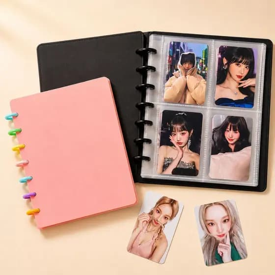 Álbum Photocard Kpop Binder 160 Bolsos Porta Cards Coleção 3 Polegadas