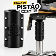 Trava Pistão de Cadeira Escritório Gamer Rodinha Altura Fixa Não Baixa Mais Abaixando Sozinha