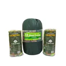 Kit Colchonete Casal Camping Acampamento + 2 Travesseiros Camping Viagem Pescaria Dobrável Compacto