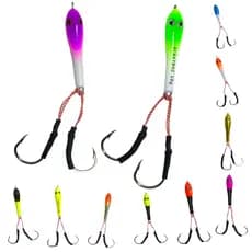 Isca Artificial Jig Sapinho 10g Albatroz Dupla Face Várias Cores Pesca De Tucunare Traira Robalo